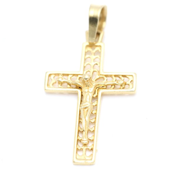 Pendentif croix en or 18k d'occasion