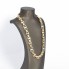 Cadena estilo versace de oro 18k con ónix y circonitas