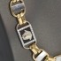 Cadena estilo versace de oro 18k con ónix y circonitas