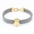 Pulsera TOUS OSO Oro Amarillo y Acero. Nueva a estrenar