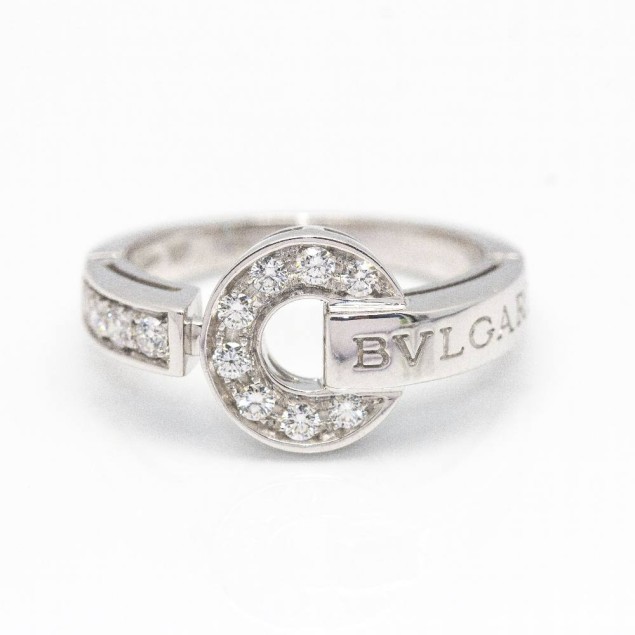 Anillo BVLGARI en Oro Blanco con...