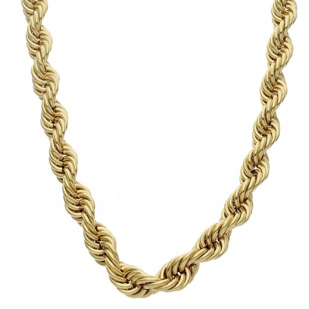 Cordon semi creux en or 18k neuf Cordon semi creux en or 18k neuf