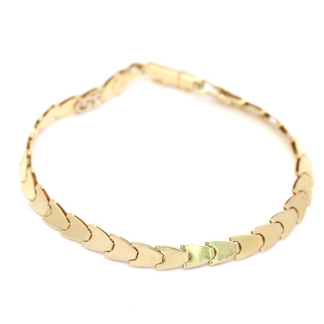 Bracelet en or 18k à chevrons seconde...