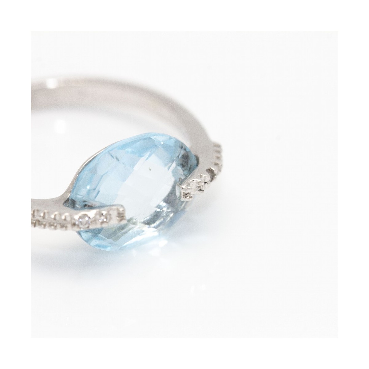 Anillo topacio azul tous hotsell