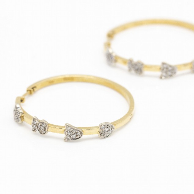 TOUS Boucles d'oreilles Puppies en or...