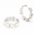 Boucles d'oreilles TOUS PUPPIES en or blanc. Neufs