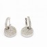 Boucles d'oreilles en or blanc et diamants de TOUS. Neufs