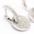 Boucles d'oreilles en or blanc et diamants de TOUS. Neufs