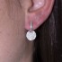 Boucles d'oreilles en or blanc et diamants de TOUS. Neufs