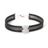 Pulsera TOUS ICON MESH de acero y oro 18k con diamantes