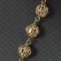 Chapelet de perles ajourées en or 18k d'occasion