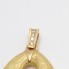 Pendentif félin en or 18k avec diamants seconde main