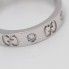Alliance GUCCI ICON en or 18k avec diamants seconde main