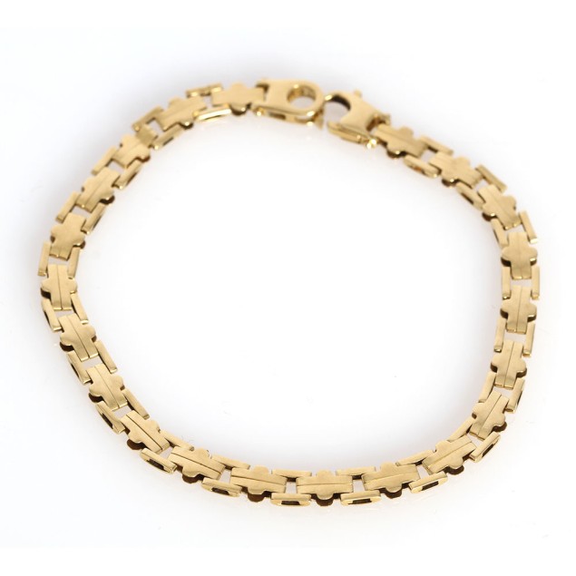 Bracelet alterné or 18 carats seconde...