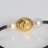 Pulsera de oro 18k con perlas y caucho de segunda mano