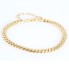 Bracelet gourmette en or 18 carats seconde main