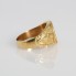 Sceau ovale d'occasion en or 18 carats
