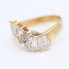 Bague en or 18 carats avec zircone seconde main