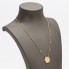 Collar moneda 10 francos de oro 18k de segunda mano