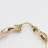 Créoles bouclées en or 18 k d'occasion avec motif greco