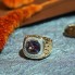 Anillo AMETHYST Bicolor con Diamantes. Nuevo a estrenar