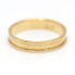 Anneau de mariage d'occasion en or 18k à motif grec