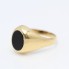 Sello de oro 18k con ónix de segunda mano