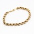 Bracelet cordon semi creux en or 18k seconde main