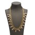 Collar cors d'or 18k amb circonites de segona mà