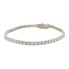 Bracelet rivière en or 18k d'occasion avec diamants