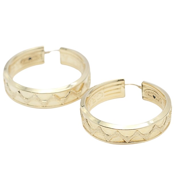 Aros GRAZIELLA de oro 18k de segunda...