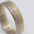 Anneau de mariage d'occasion en or bicolore 18k