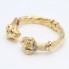 GRAZIELLA bracelet lions en or 18k avec zircon cubique 2ème main