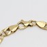 Bracelet semi creux en or 18k birdseye seconde main