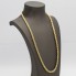 Cordon semi creux en or 18 carats d'occasion