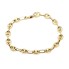 Bracelet grain de café semi creux en or 18k d'occasion