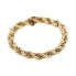 Bracelet cordon valentino en or bicolore 18k d'occasion