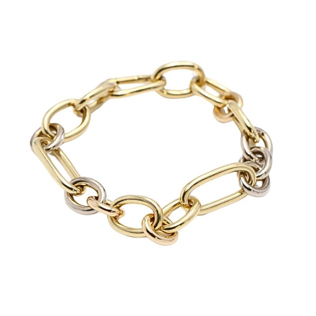 Bracelet alterné bicolore d'occasion...
