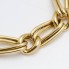 Bracelet double maillon alterné en or 18k d'occasion