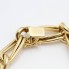 Bracelet double maillon alterné en or 18k d'occasion