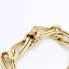 Bracelet double maillon alterné en or 18k d'occasion