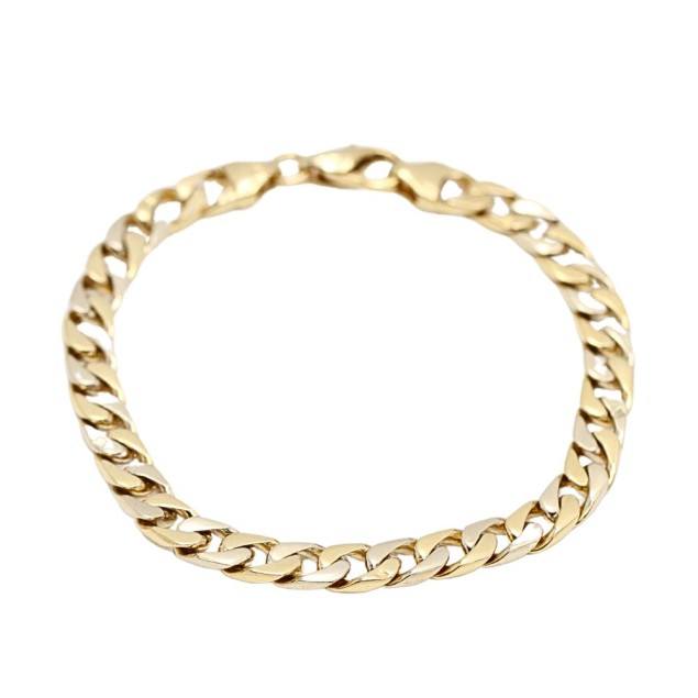 Bracelet gourmette d'occasion en or...