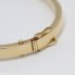Bracelet ovale en or 18k d'occasion