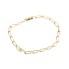 Bracelet forçat en or massif 18 carats seconde main