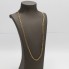 Chaîne semi creuse en or 18k style cartier seconde main