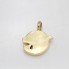 Pendentif dauphin en or 18k avec diamant d'occasion