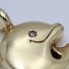 Pendentif dauphin en or 18k avec diamant d'occasion