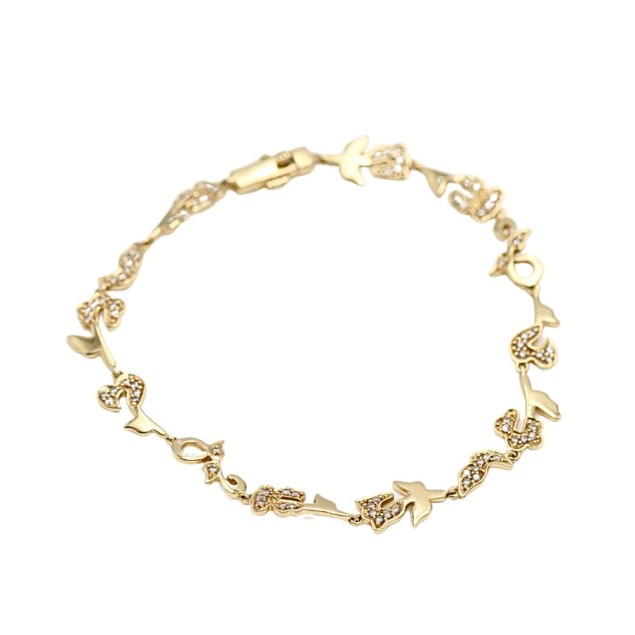 Bracelet TOUS en or 18k avec diamants...