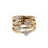 Anillo TOUS PUPPIES de oro 18k con diamantes de segunda mano