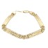 Bracelet alterné or 18 carats pour la seconde main
